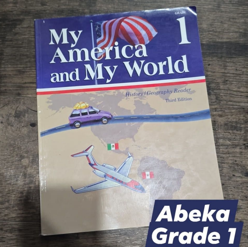 Abeka 1st grade My America book